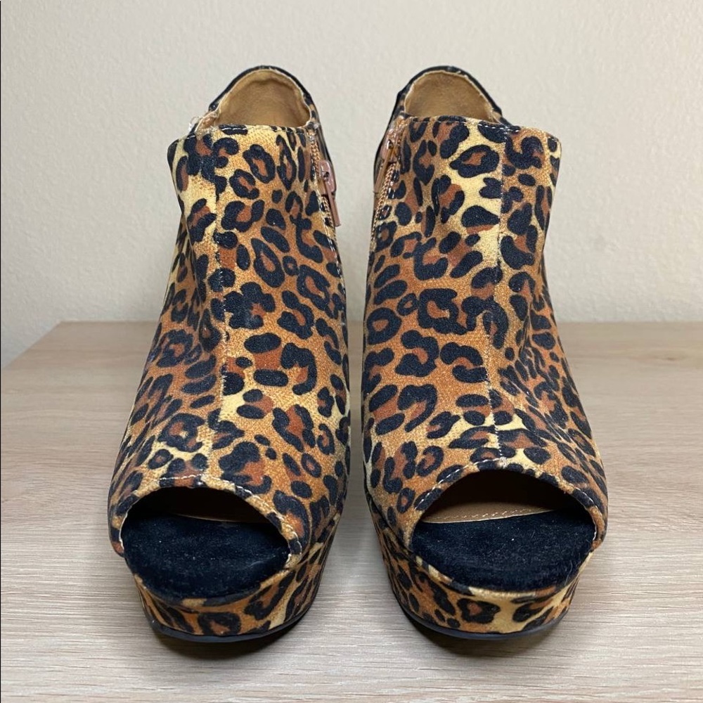 Leopard Wedges Charlotte Russe